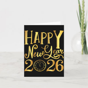 Neujahrsfeier 2026 Familie Matching  Karte