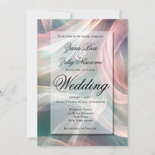 Neujahrsfeier Glamour Hochzeit Ankündigung