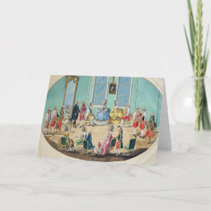 Neujahrsfeier in Wien 1782, 1783 Feiertagskarte