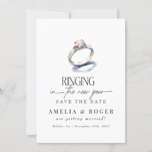Neujahrsfeier   SAVE THE DATE FOTO Einladung