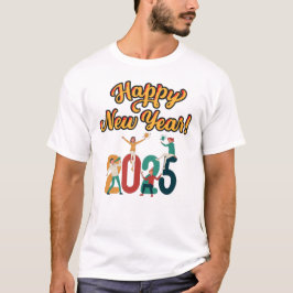 "Neujahrsfeierlichkeiten 2025 - T - Shirt