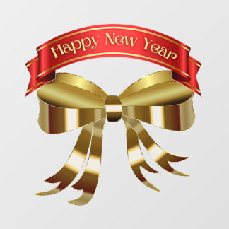 Neujahrsfensterklammern Fensteraufkleber