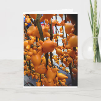 Neujahrsfestgrußkarte. Kung Hei Fett Choi! Feiertagskarte