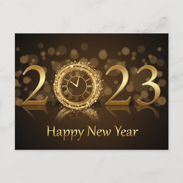 Neujahrsfeuerfest Feiertagspostkarte (Vorderseite)