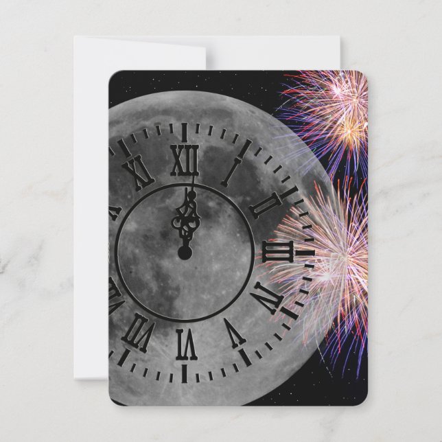 Neujahrsgeschäft Vielen Dank Feiertagskarte (Vorderseite)