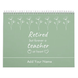 Neujahrsgeschenk für personalisierte Lehrer Kalender