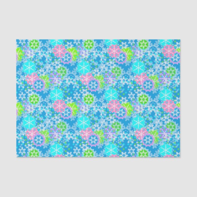 Neujahrsgestaltung Seidenpapier (Vorderseite)