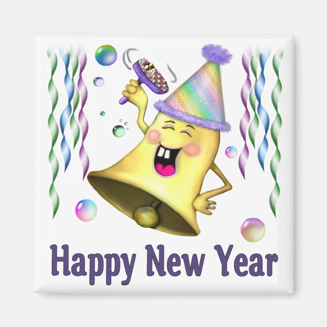 Neujahrsglocke Magnet (Vorne)