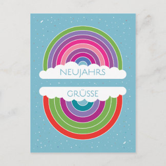 Neujahrsgrüße Postkarte