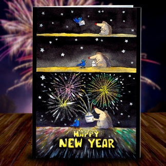 Neujahrsgrußkarte von Nicole Janes Feiertagskarte