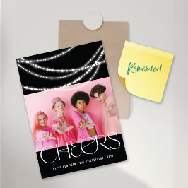 Neujahrskäfer funkelnde Lichter Magnetkarte