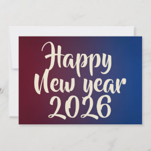 Neujahrskarte mit Gruß Feiertagskarte