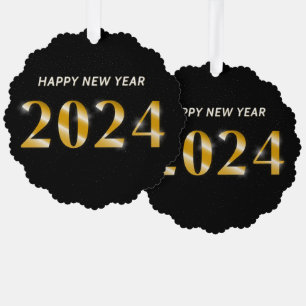 Neujahrskarte Ornament Karte