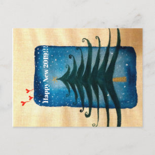 Neujahrskarte Postkarte