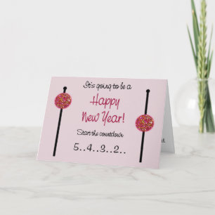 Neujahrskarte / Schwangerschaftsankündigung Feiertagskarte