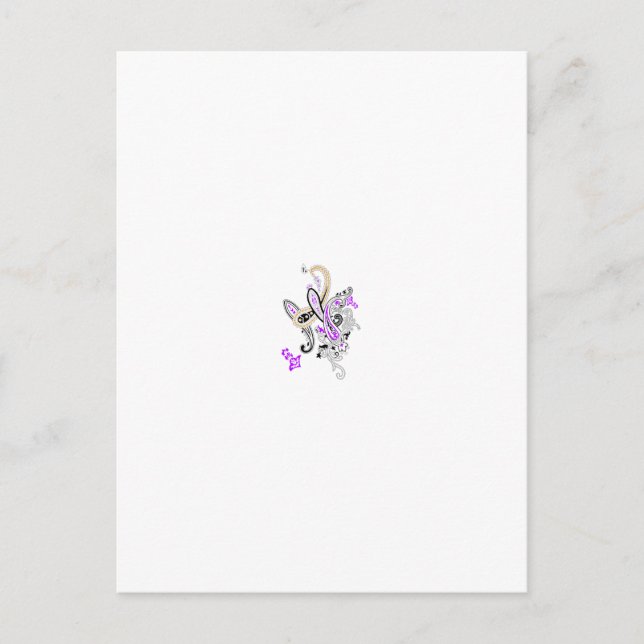 Neujahrskarten Feiertagspostkarte (Vorderseite)