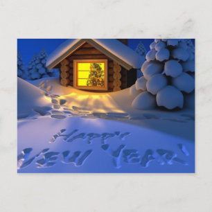 Neujahrskarten Feiertagspostkarte