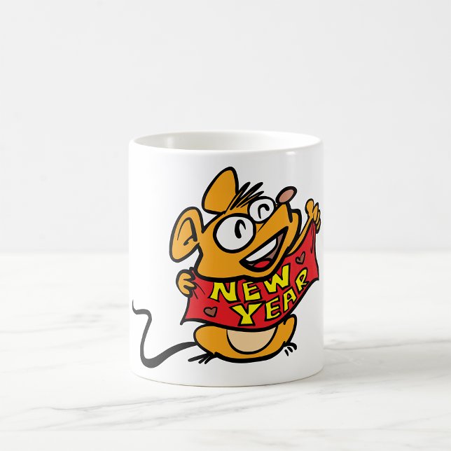 Neujahrsmaus Kaffeetasse (Von Creator hochgeladen)