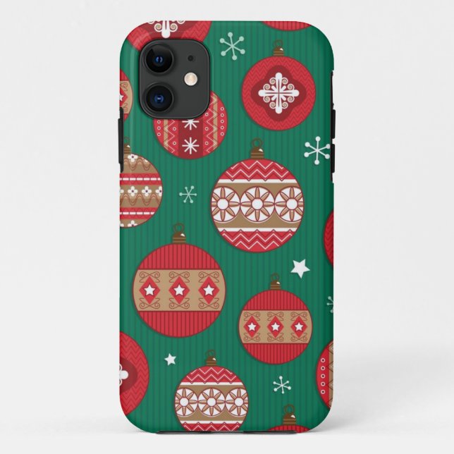 Neujahrsmuster Case-Mate iPhone Hülle (Rückseite)