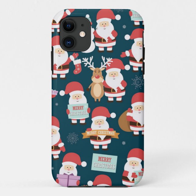 Neujahrsmuster Case-Mate iPhone Hülle (Rückseite)
