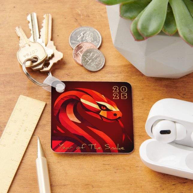 Neujahrsnacht 2025 BSqK03 Schlüsselanhänger (Schreibtisch)