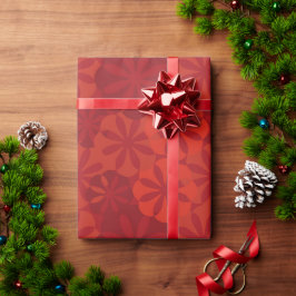 Neujahrspapier über die Rote Blume in China Geschenkpapier