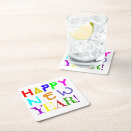 Neujahrspapierset für Untersetzer