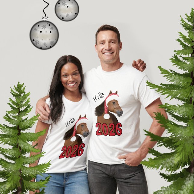 Neujahrspferd T-Shirt (Von Creator hochgeladen)