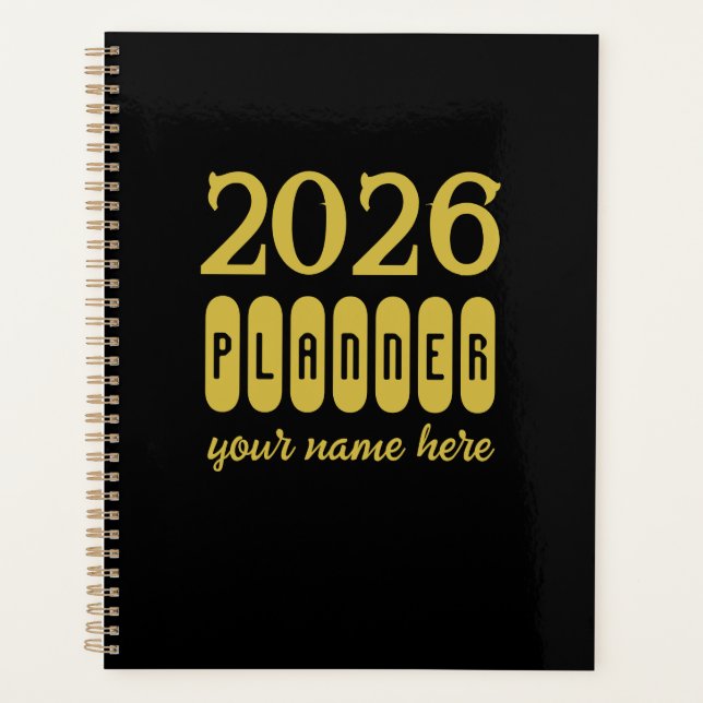 Neujahrsplaner 2026 planer (Vorderseite)