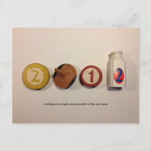 Neujahrspostkarte 2012 feiertagspostkarte