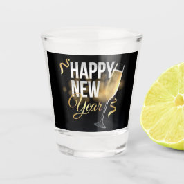 Neujahrsschussglas Schnapsglas