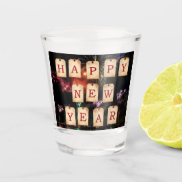 Neujahrsschussglas Schnapsglas