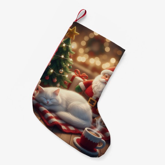 Neujahrsstimmung Kleiner Weihnachtsstrumpf (Vorderansicht (hängend))