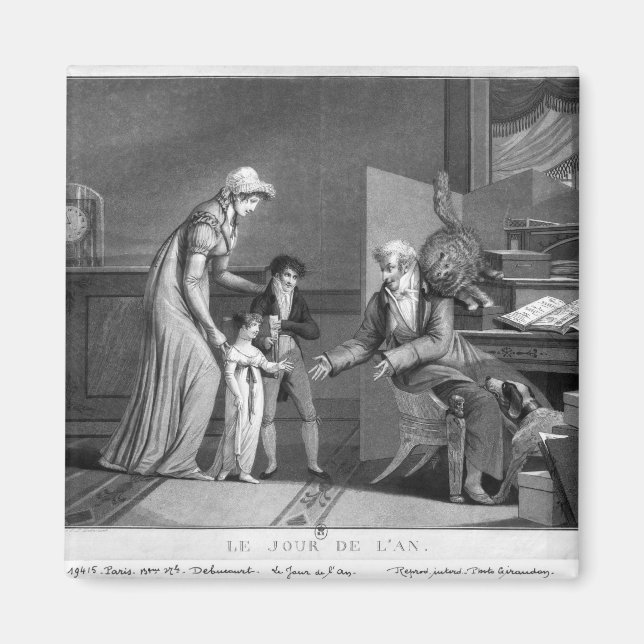 Neujahrstag 1807 magnet (Vorne)