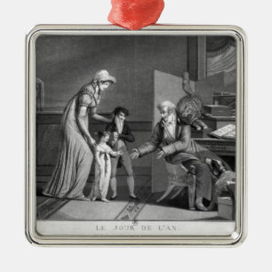 Neujahrstag, 1807 ornament aus metall