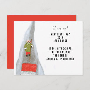 Neujahrstag Einladung