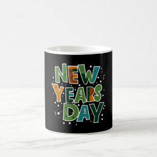 Neujahrstag Kaffeetasse