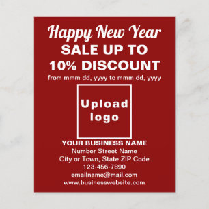 Neujahrsverkauf für den roten Flyer