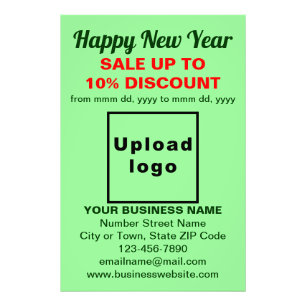 Neujahrsverkauf für Unternehmen auf der Grundlage Fotodruck