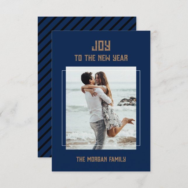 Neujahrswohnung Dankeschön-Karte Dankeskarte (Vorne/Hinten)