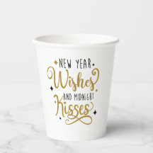 Neujahrswünsche und Mitternachtsküsse