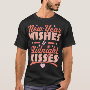 Neujahrswünsche und MitternachtsküsseGute neue Jah T-Shirt