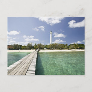 Neukaledonien, Amedee-Insel. Amedee-Insel-Pier. Postkarte