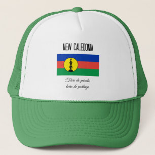 Neukaledonien, Flagge und Motto Truckerkappe