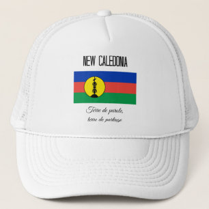 Neukaledonien, Flagge und Motto Truckerkappe