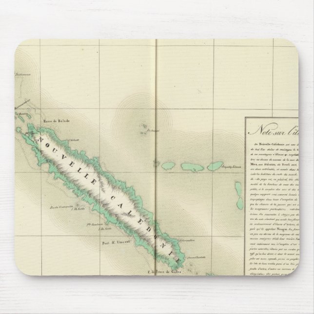 Neukaledonien Ozeanien Nr. 46 Mousepad (Vorne)