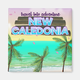 Neukaledonien "Reise in das Abenteuer" Reiseposter Magnet