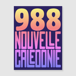 Neukaledonische Magnetkarte 988