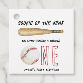 Neuling des Jahres Baseball 1. Geburtstagsfeier Geschenkanhänger