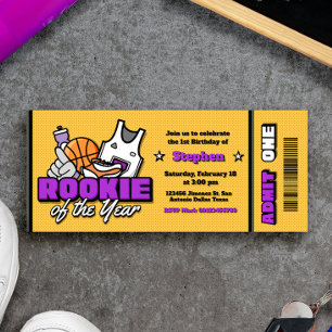 Neuling des Jahres - Eintrittskarte zum ersten Geb Einladung